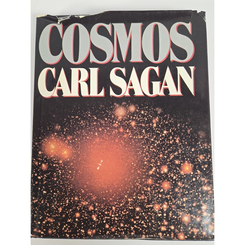 Carl Sagan Cosmos 1980 First Edition Hardcover Book Astronomy Science